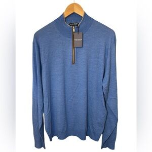 Peter Millar Crown Crafted Excursionist Flex Quarter-Zip Vessel Size XXL $350